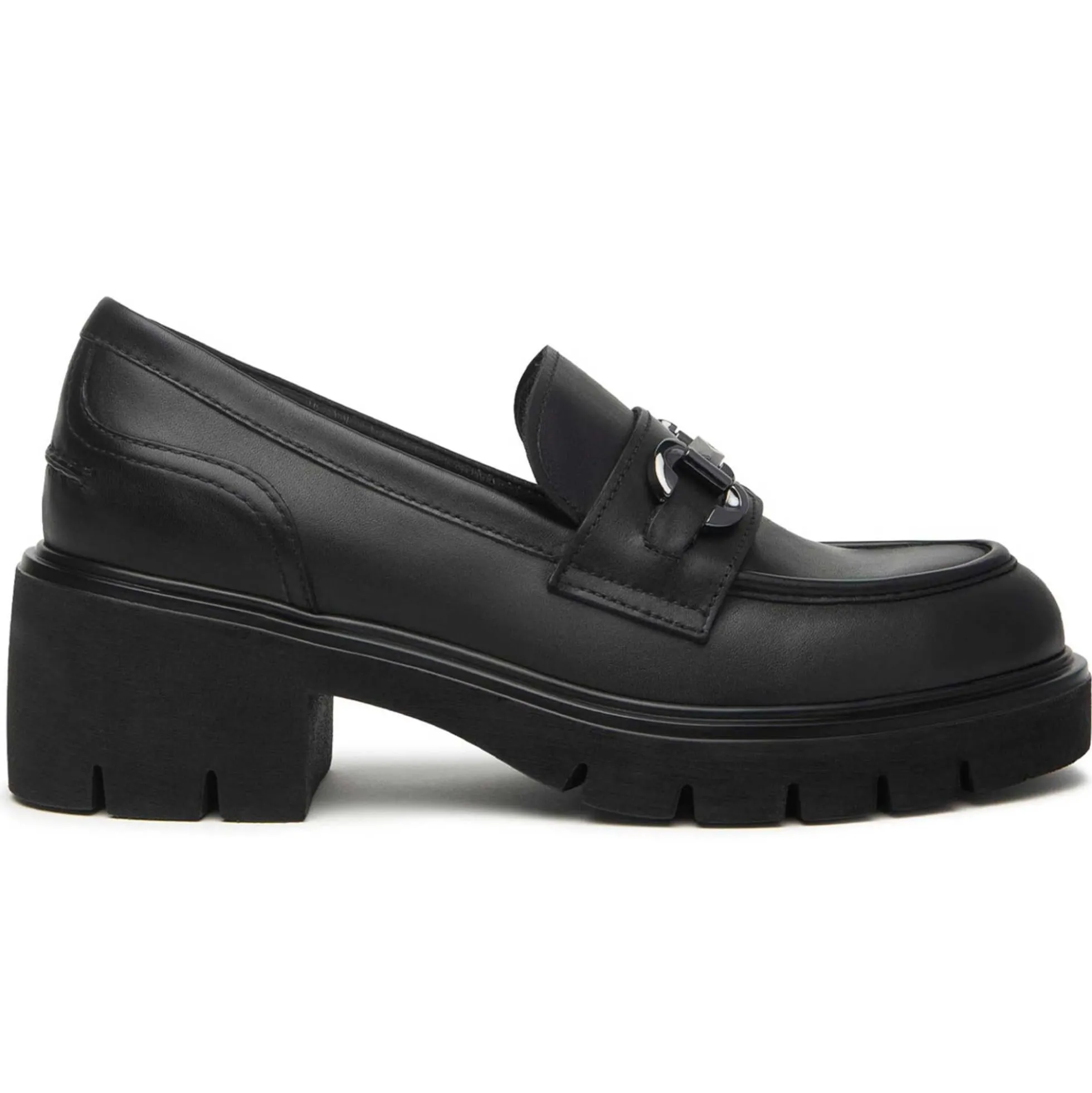 Mocassini NeroGiardini I513980-100 I513980 3980 scarpe