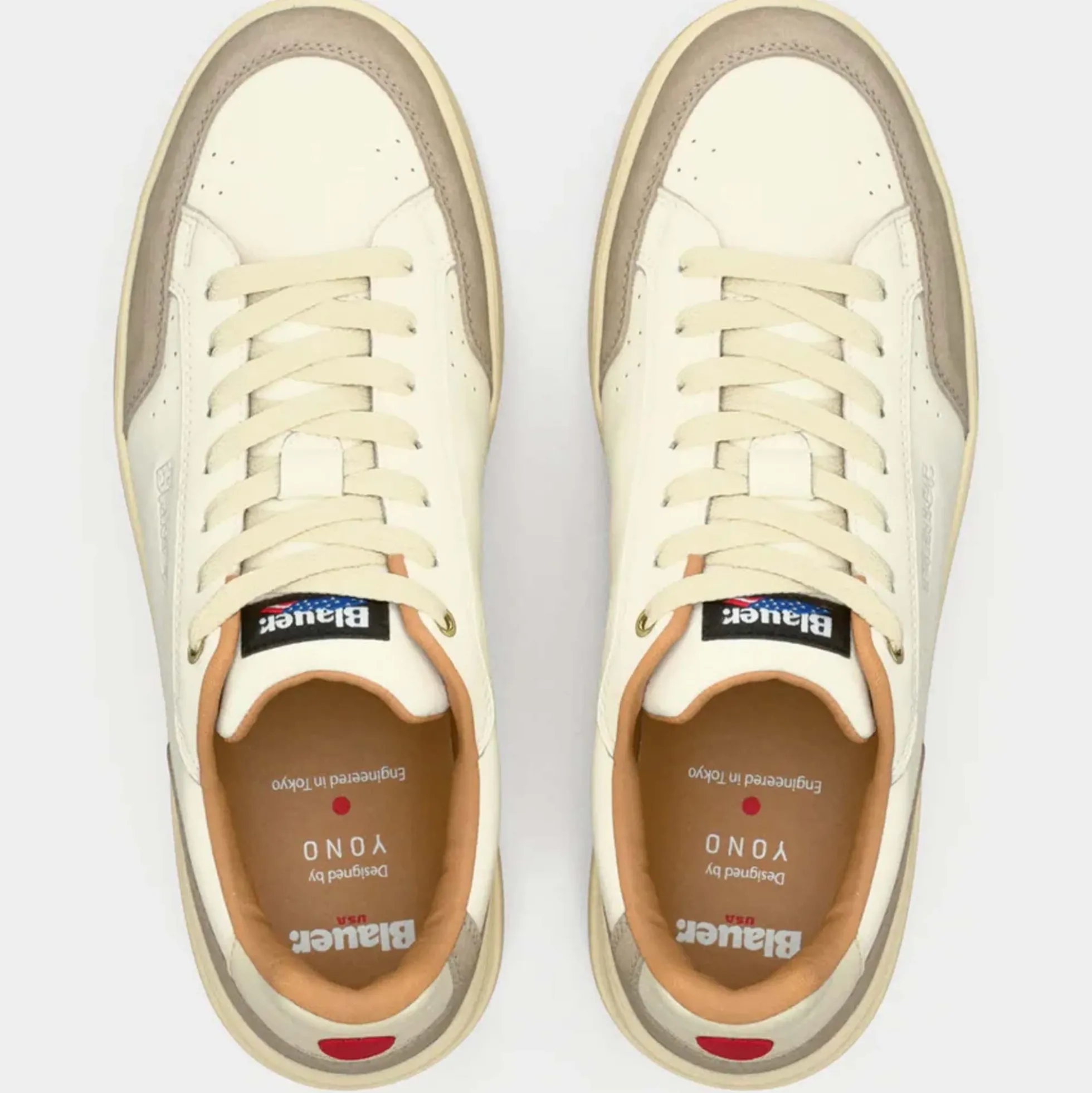 Sneaker Blauer KYOTO01 crema