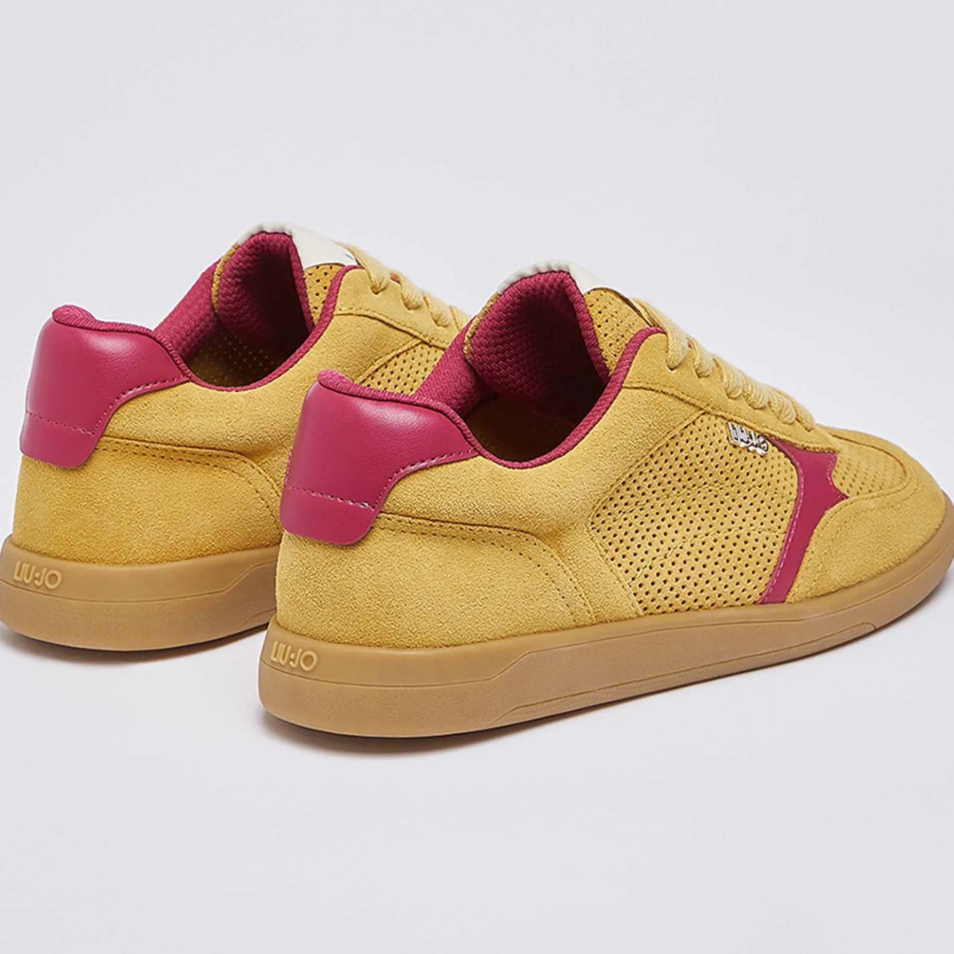 Sneakers LIU JO "Connor 01" BA6051 giallo ocra/fucsia