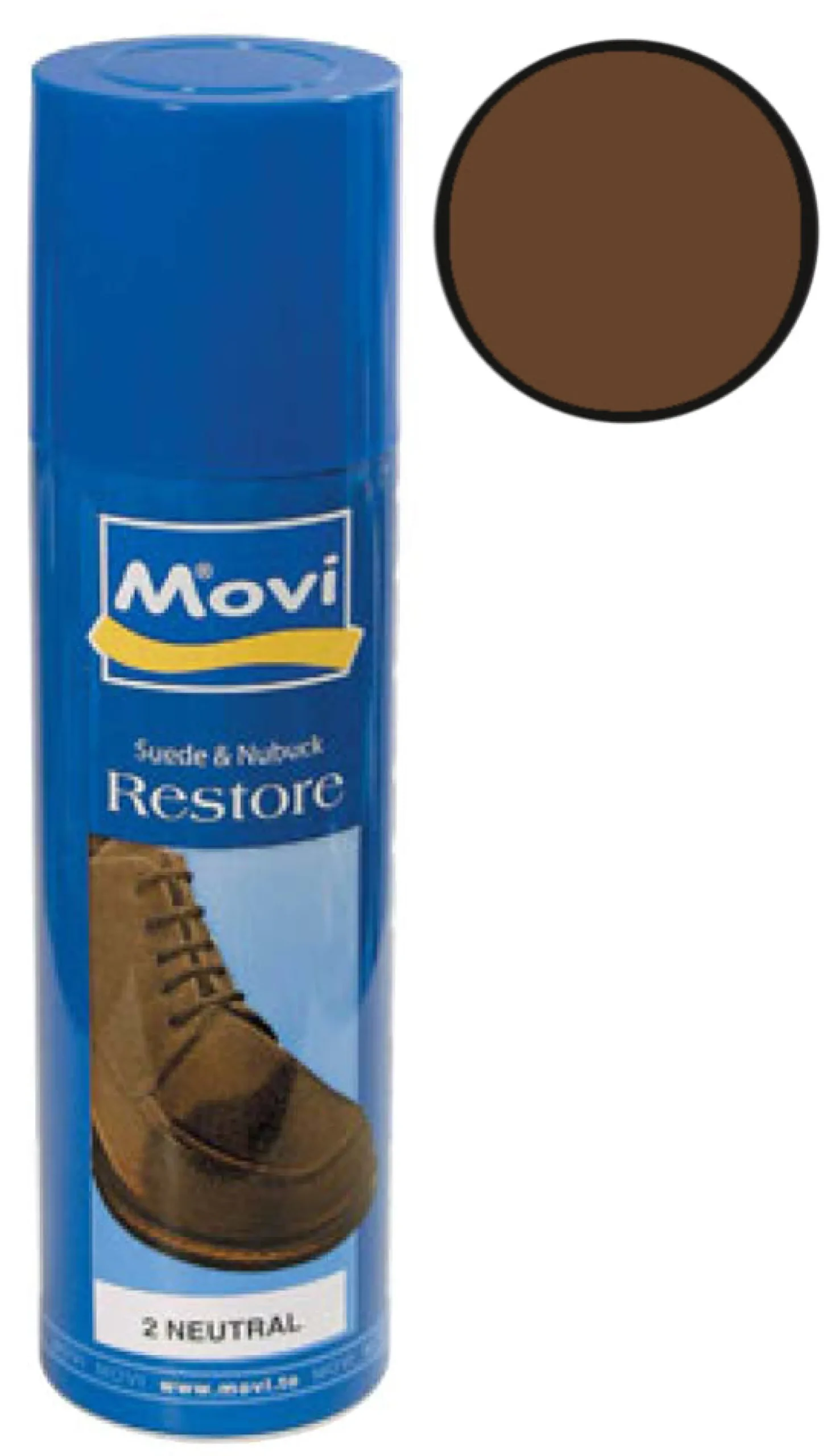 Spray ravvivante per camoscio e nubuck di colore marrone