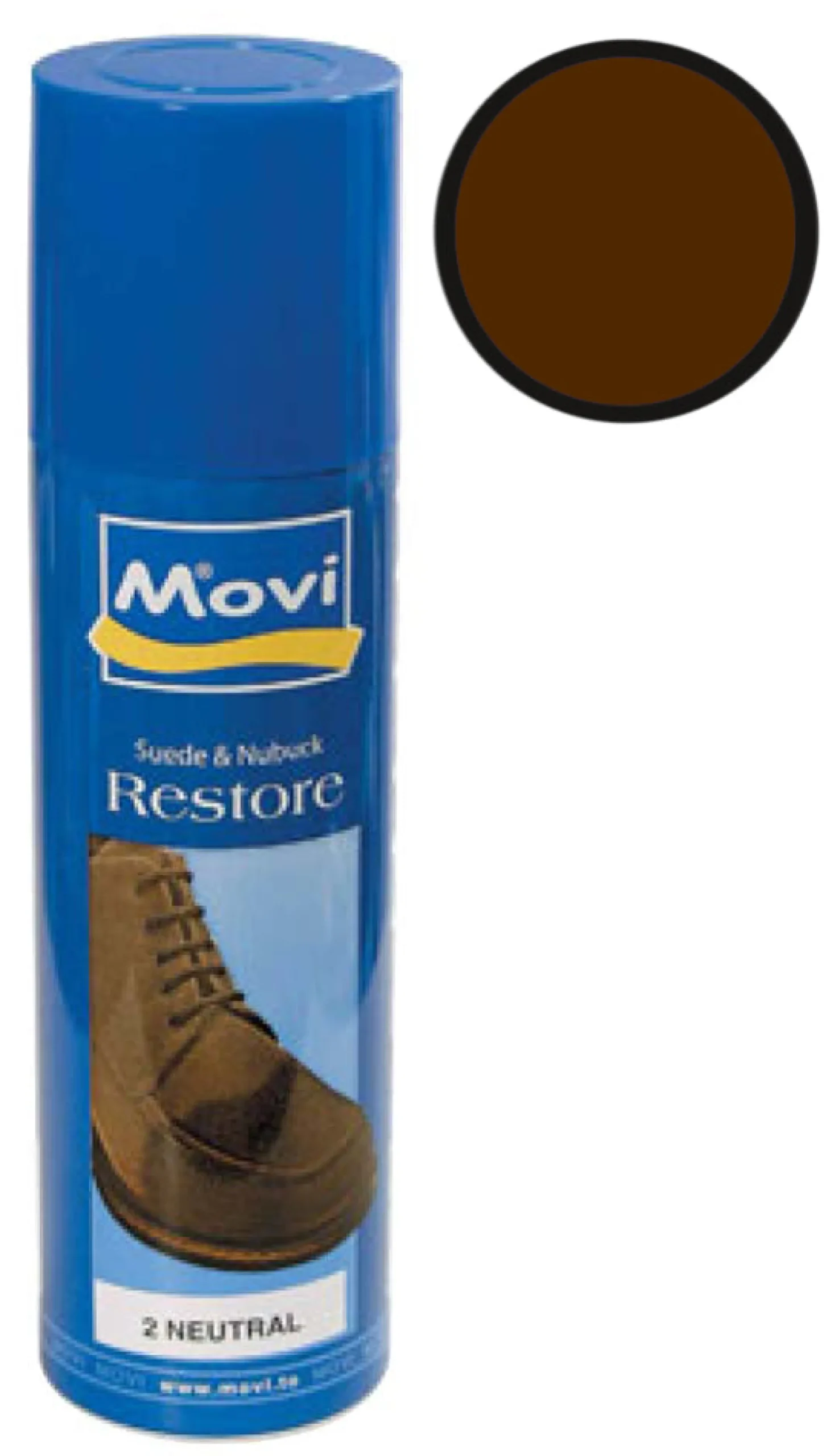 Spray ravvivante per camoscio e nubuck di colore marrone scuro
